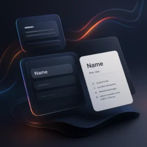 Customizable Business Card Template